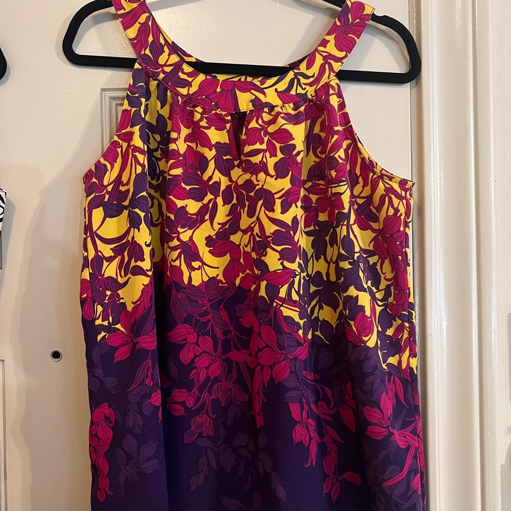 Adorable Apt 9 tank size L for sale (purple and gold)